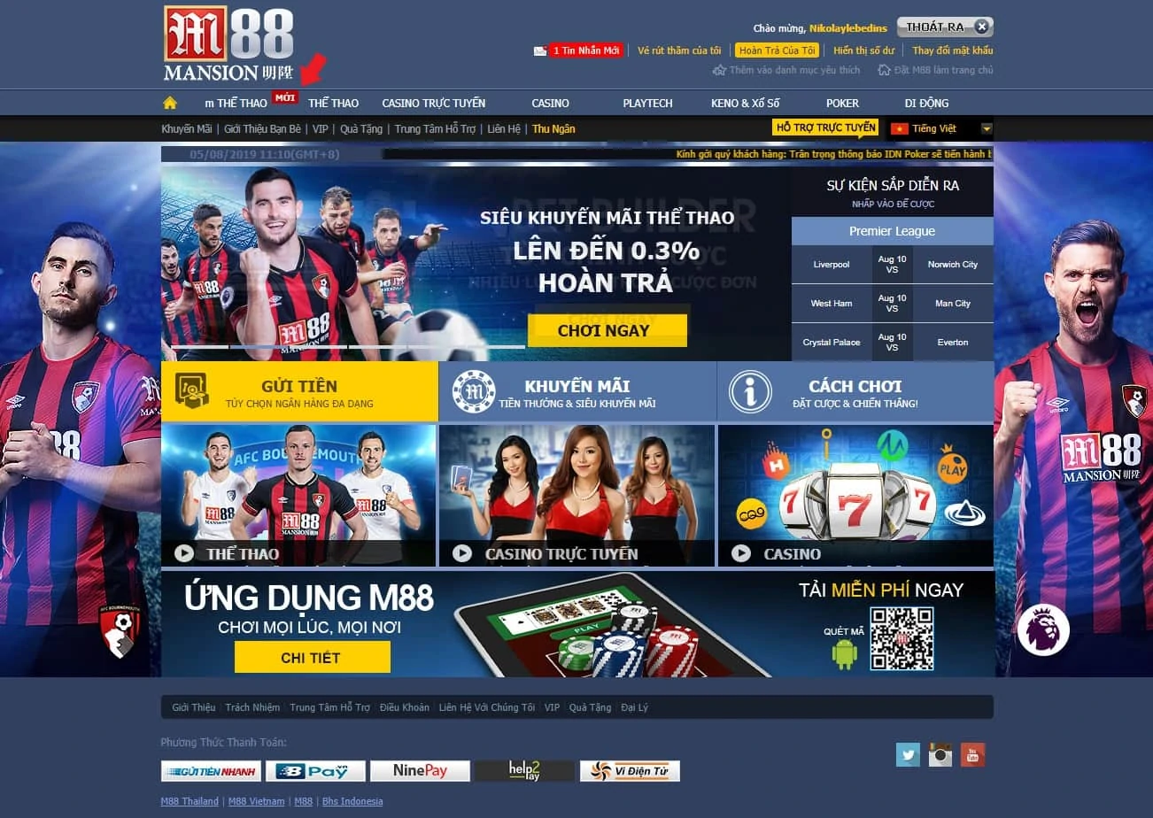 Hướng dẫn nhà cái M88