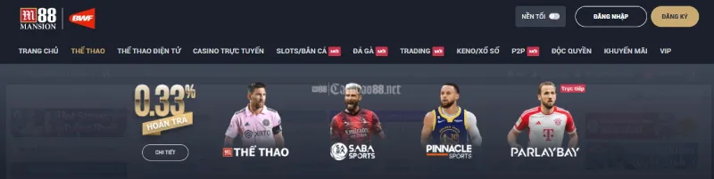 trang Saba Sports M88