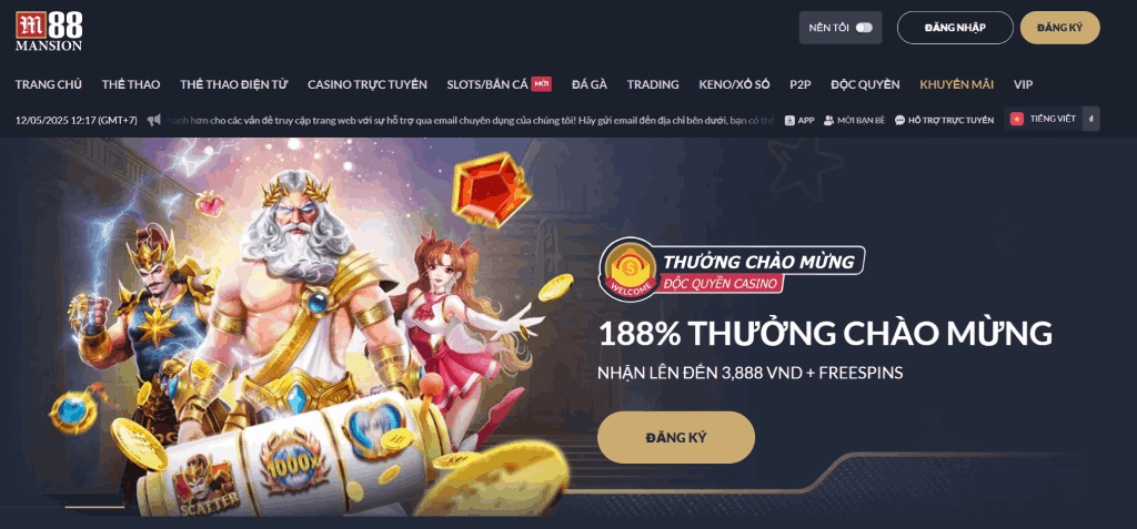 khuyến mãi hot tháng 5 tại M88